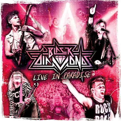 Black Diamonds - Live In Paradise (Vinyl, pink-white splatter) pre-sale Release: 20.11.26
